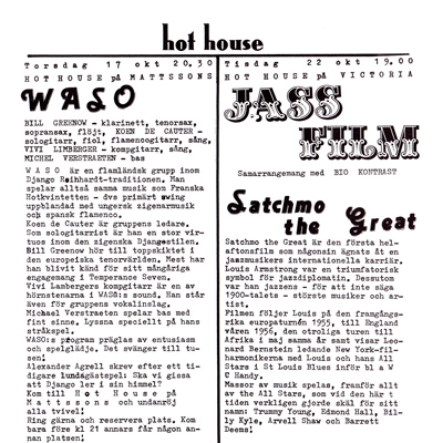 Let the Good Times Roll #18 - Hot House på Mattssons