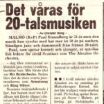 Let the Good Times Roll #32 - Det våras för 20-talsmusiken - The Absalon Orchestra