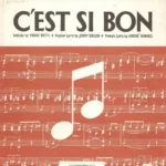 From the Studio #6 - C’est si bon