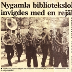 Nygamla bibiotekslokaler invigdes med en rejäl fest!