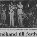 Malmöband till festivaler - San Sebastian 1975