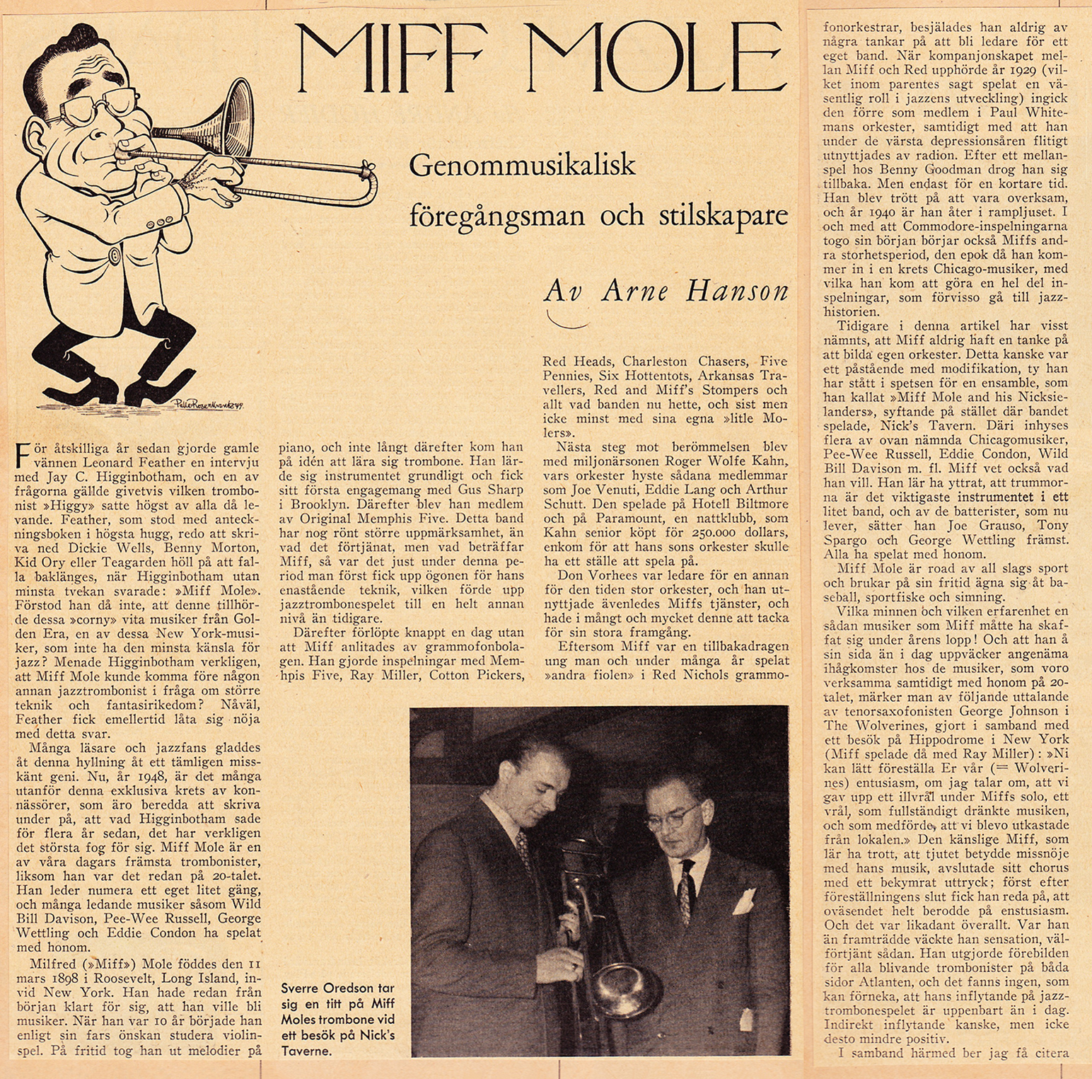 Miff Mole - Genommusikalisk föregångsman och stilskapare - 1