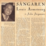 Sångaren Louis Armstrong - del 1