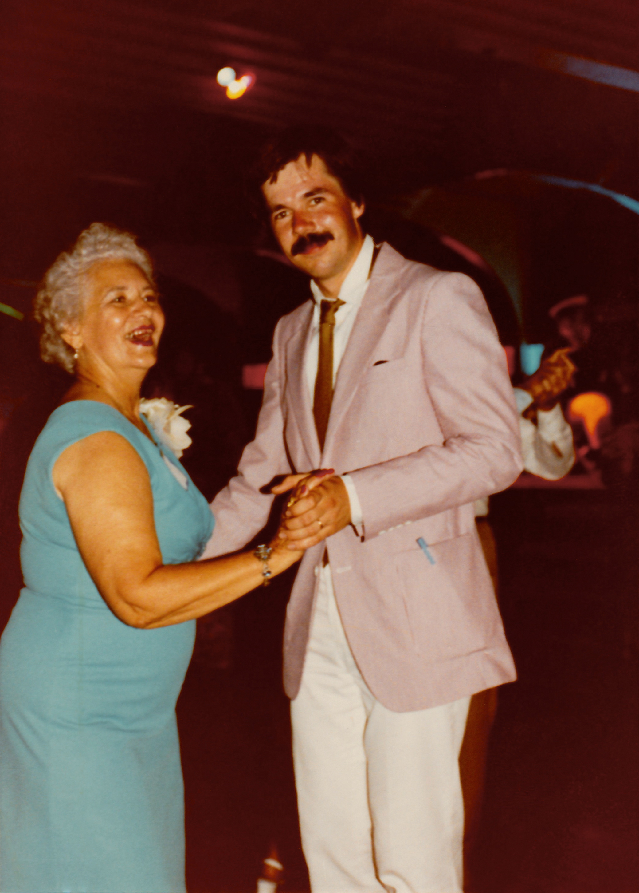 Scaniazz in New Orleans 1982-5, with Ruth La Rocca.