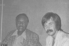 with Louis Metcalf 1976