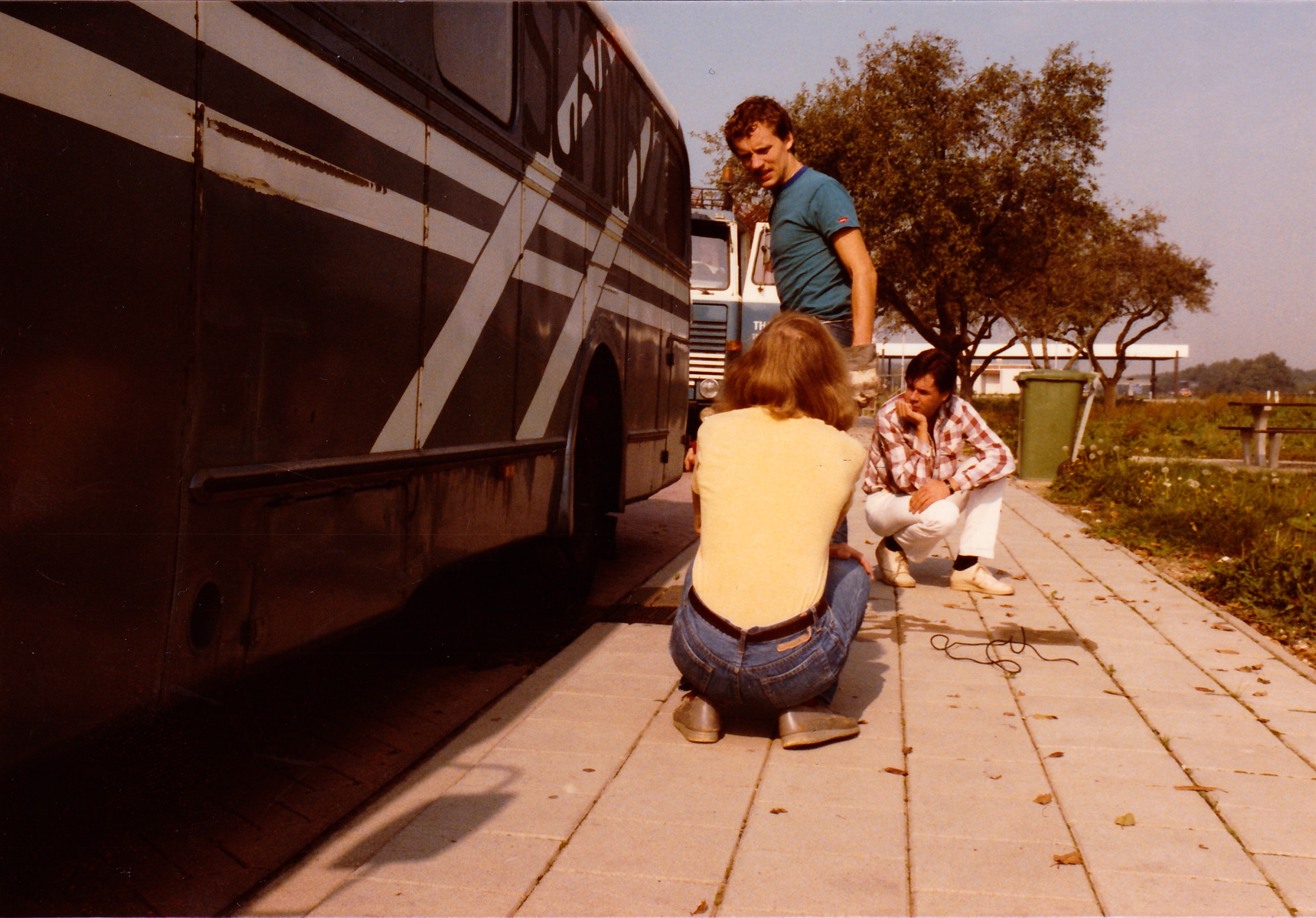 Scaniazz c:a 1985. Trouble with the bus again