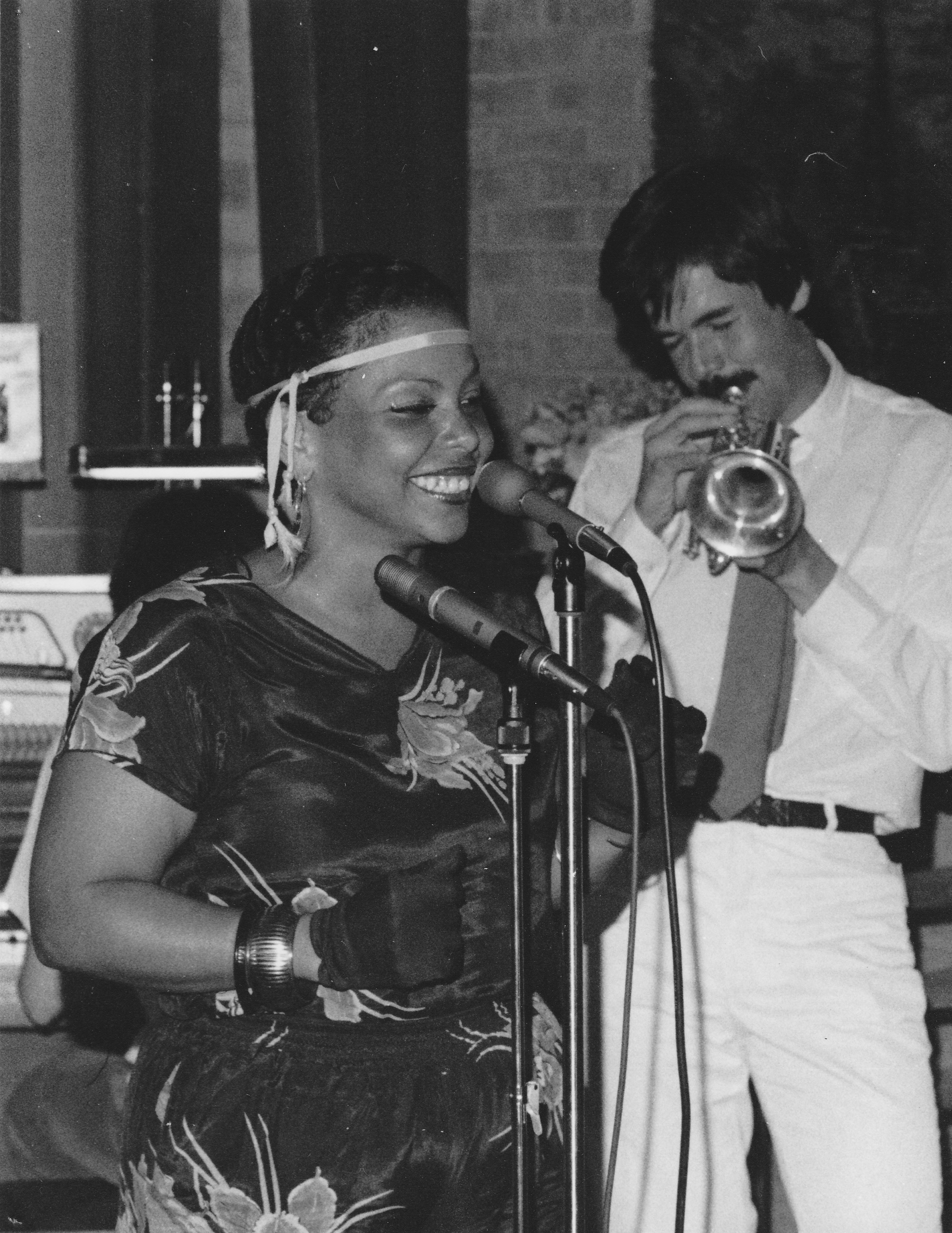Scaniazz in New Orleans 1982-9, with Lillian Boutté