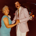 Scaniazz in New Orleans 1982-5, with Ruth La Rocca.